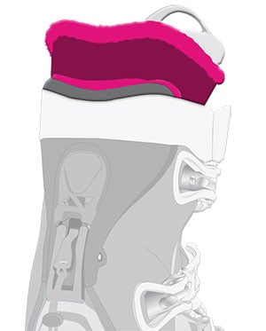 Dalbello DS MX 70 Ski Boots - Women's 2021 -Airblaster Sales Shop low contour cuff